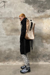 BORIS BIDJAN SABERI long coat AW22 ZIPPER3.1 FWT00005 black cashmere + cotton